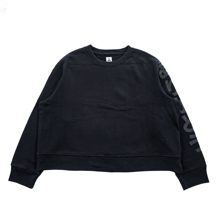 Sillage × THE モンゴリアンチョップス IMA:ZINE スウェット トレーナー FREE ブラック TMC ありがとうスウェット
