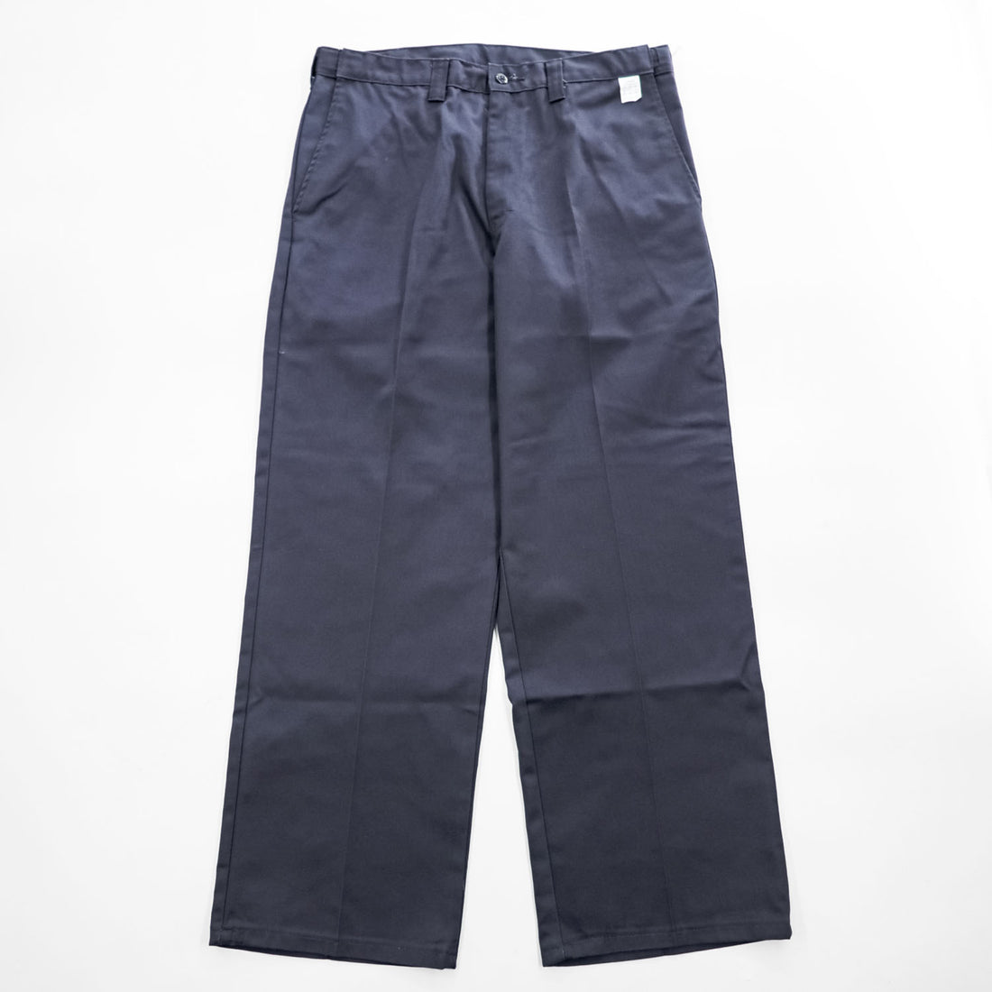 Dickies ワイド ストレートワークパンツ 34×30 グレー インダストリアル フラットフロント コンフォートウエストパンツ LP817CH
