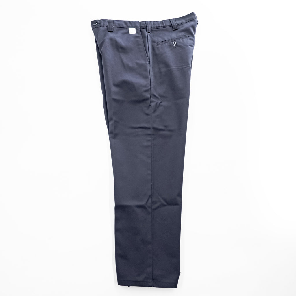 Dickies ワイド ストレートワークパンツ 34×30 グレー インダストリアル フラットフロント コンフォートウエストパンツ LP817CH