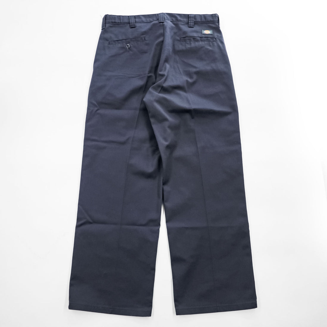 Dickies ワイド ストレートワークパンツ 34×30 グレー インダストリアル フラットフロント コンフォートウエストパンツ LP817CH