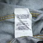 Levi's 00年代 ヴィンテージ デニムジャケット Gジャン XXL バックペイント LAST GANG IN TOWN ユーロリーバイス 70500 04
