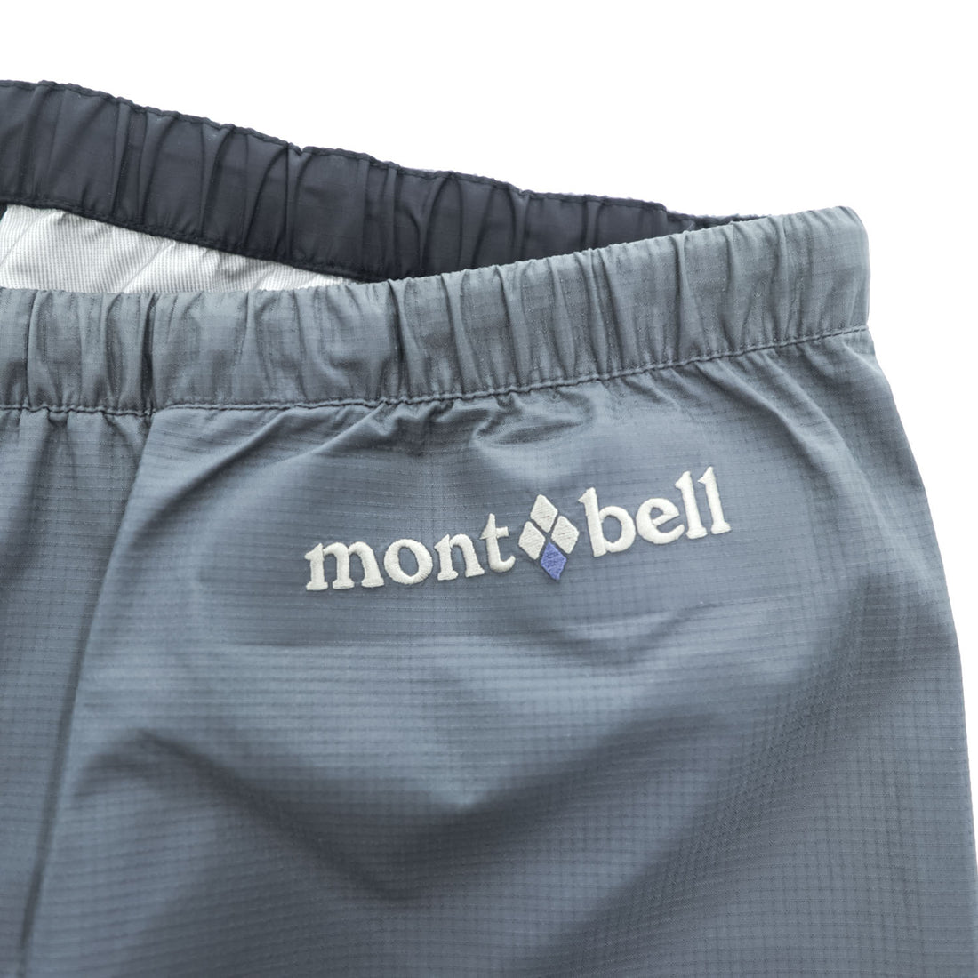mont-bell レインダンサー Rain Dancer ゴアテックス GORE-TEX レインパンツ シェル アウトドア L グレー 防水 リップストップ 3レイヤー 1128624