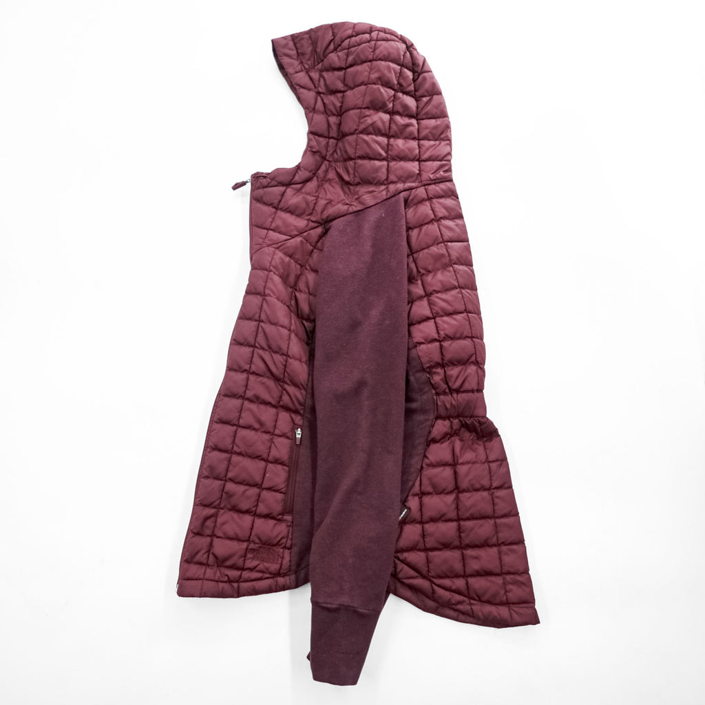 THE NORTH FACE 中綿 サーモボール ハイブリッド フーディ S ボルドー THERMOBALL キルティング パーカー
