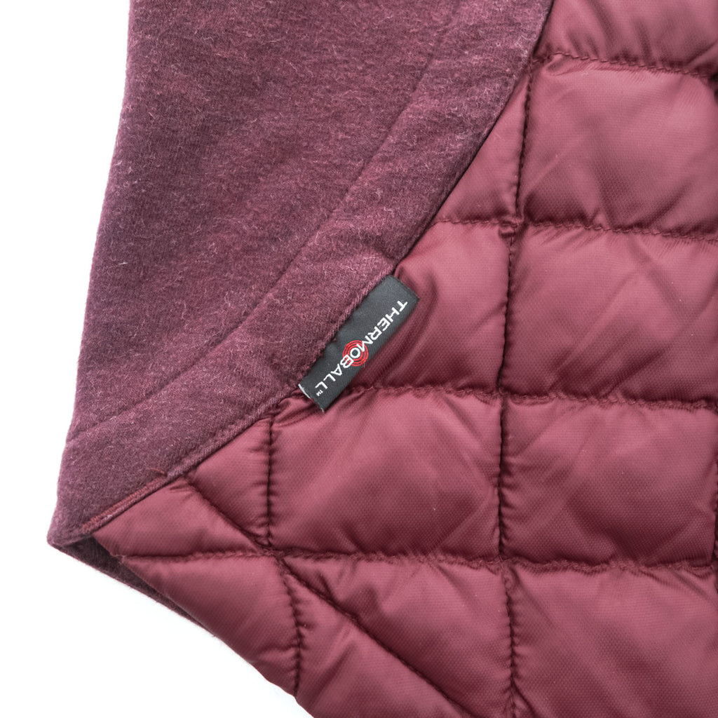 THE NORTH FACE 中綿 サーモボール ハイブリッド フーディ S ボルドー THERMOBALL キルティング パーカー