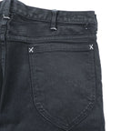 CLASS ( POOL BY CLASS ) デニムパンツ ジーンズ M ブラック 後染め ストレッチ センターシーム ホワイトステッチ CBFS17UNIB