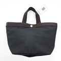Herve Chapelier 707C Cordura Boat Tote M Noir Moka Black Brown Made in France