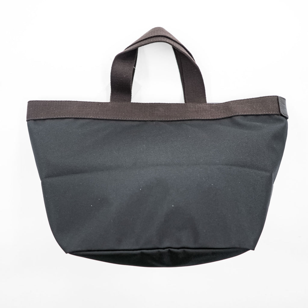 Herve Chapelier 707C Cordura Boat Tote M Noir Moka Black Brown Made in France