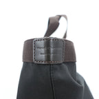 Herve Chapelier 707C Cordura Boat Tote M Noir Moka Black Brown Made in France