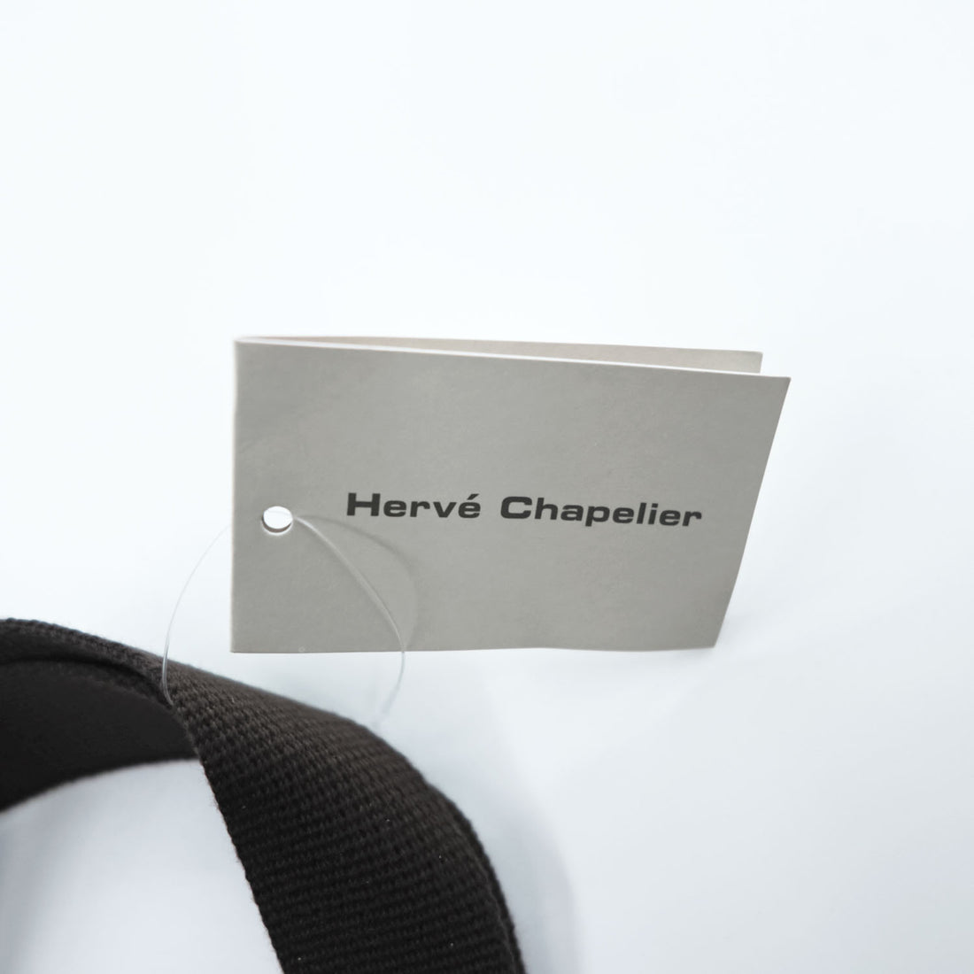 Herve Chapelier 707C Cordura Boat Tote M Noir Moka Black Brown Made in France