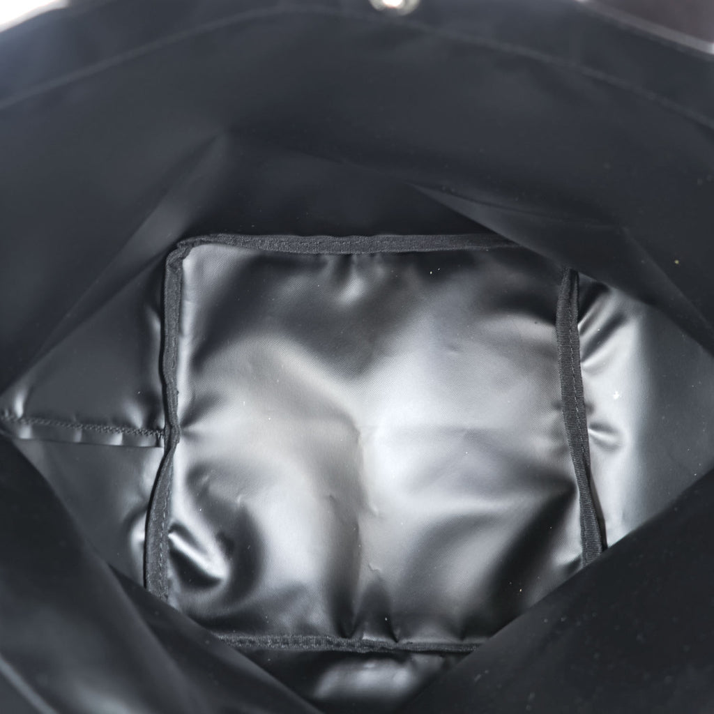 Herve Chapelier 707C Cordura Boat Tote M Noir Moka Black Brown Made in France