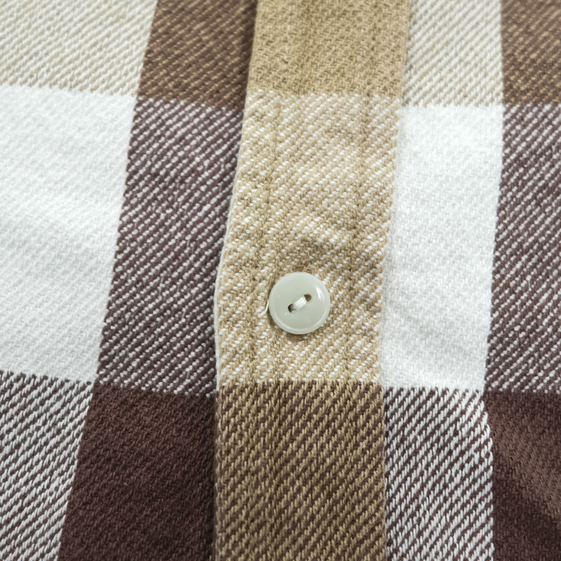 BIG MIKE ヘビーフランネル 長袖チェックシャツ L インド綿 UNION MADE ダブル フラップ 胸ポケット 102135001