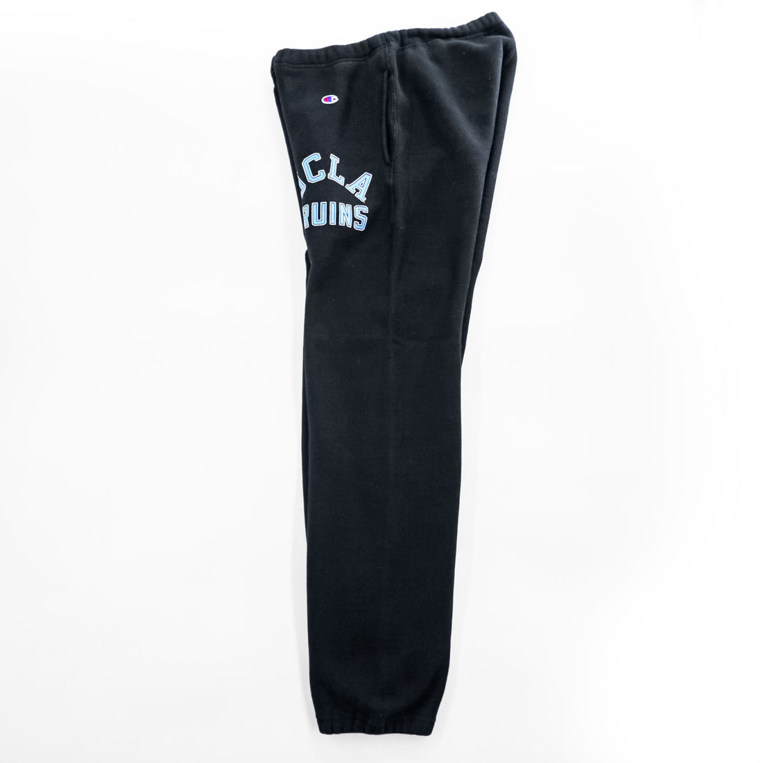 Champion リバースウィーブ REVERSE WEAVE スウェットパンツ L ブラック 裏起毛 プリント UCLA BRUINS C3-E216