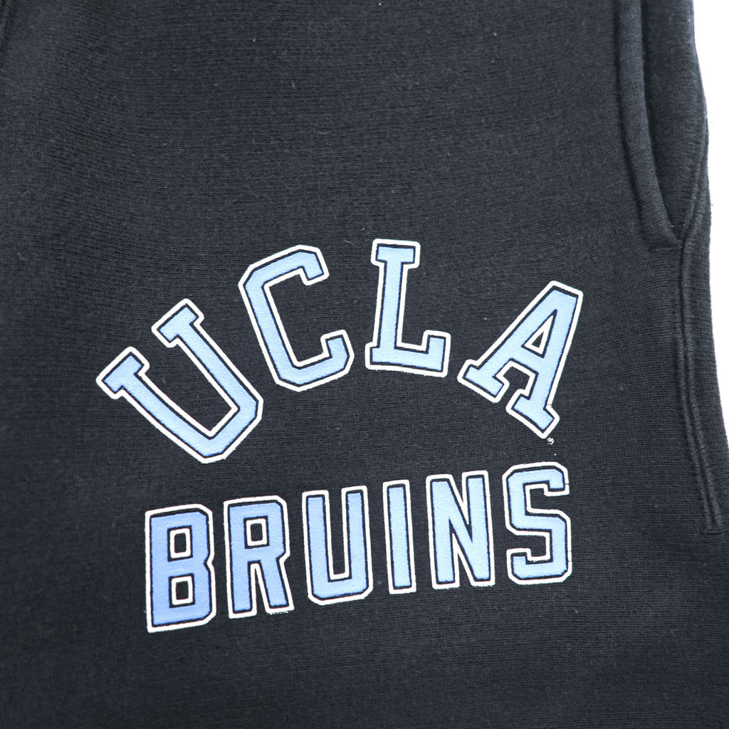 Champion リバースウィーブ REVERSE WEAVE スウェットパンツ L ブラック 裏起毛 プリント UCLA BRUINS C3-E216