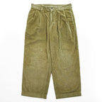 Brooks Brothers 2タック ワイド コーデュロイパンツ L W33/L30 ベージュ プリーツ 太畝