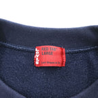 Levi's RED TAB 前V クルーネック スウェット トレーナー L ネイビー 裏起毛 ワンポイントロゴ
