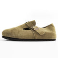 BIRKENSTOCK ロンドン London スエード スリッポンシューズ サンダル 27cm ベージュ SOFT FOOTBED ドイツ製