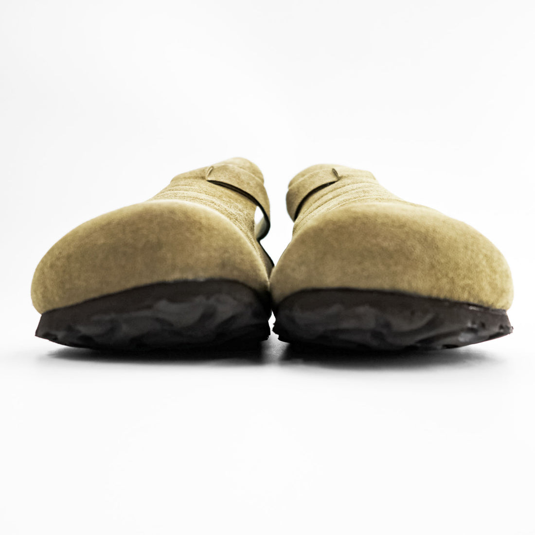 BIRKENSTOCK ロンドン London スエード スリッポンシューズ サンダル 27cm ベージュ SOFT FOOTBED ドイツ製