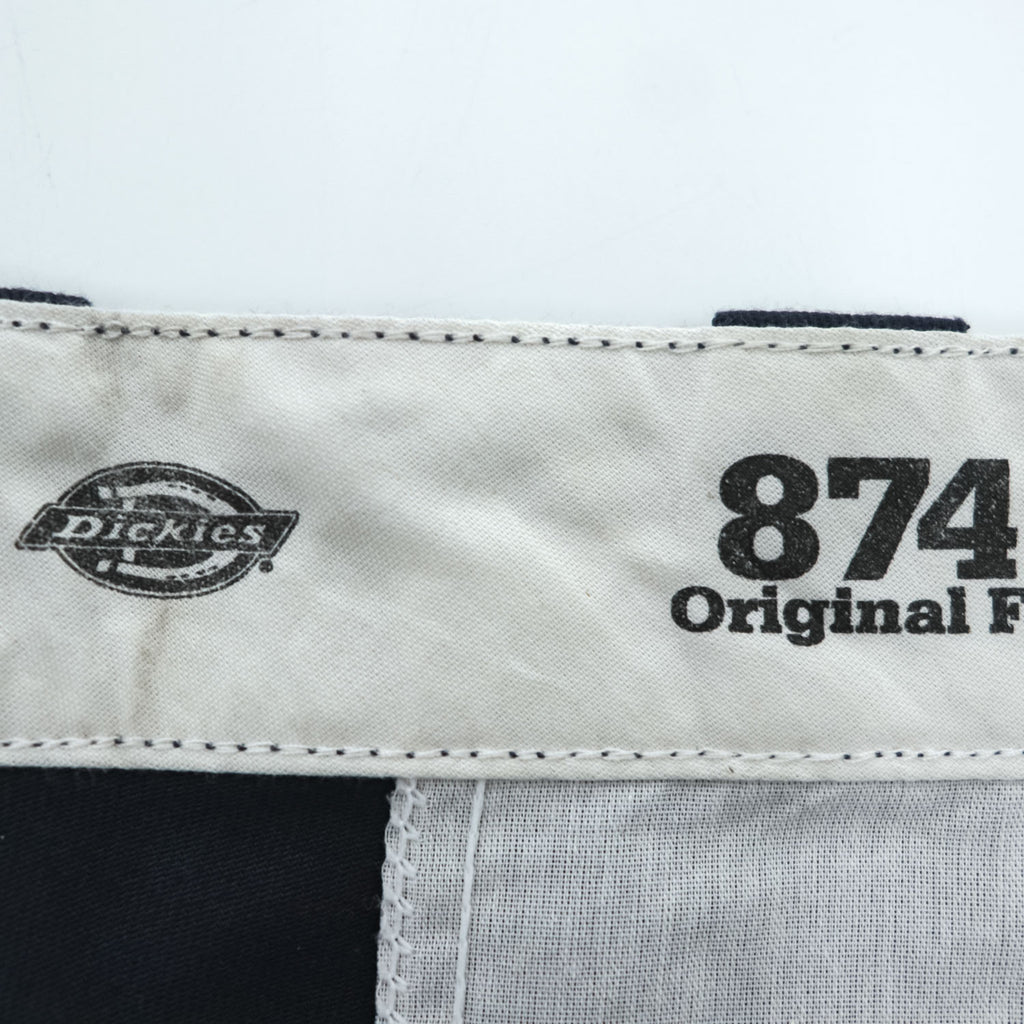 Dickies  874 ORIGINAL FIT FLEX ワークパンツ 32 x 32 ネイビー