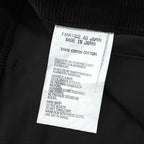 TUKI 日本製 ワイド コーデュロイ ワークパンツ M ブラック 太畝 0086 PATCHED WORK PANTS