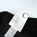 TUKI 日本製 ワイド コーデュロイ ワークパンツ M ブラック 太畝 0086 PATCHED WORK PANTS