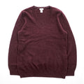 L.L.Bean カシミヤ100% Vネックニット セーター M ボルドー 501184