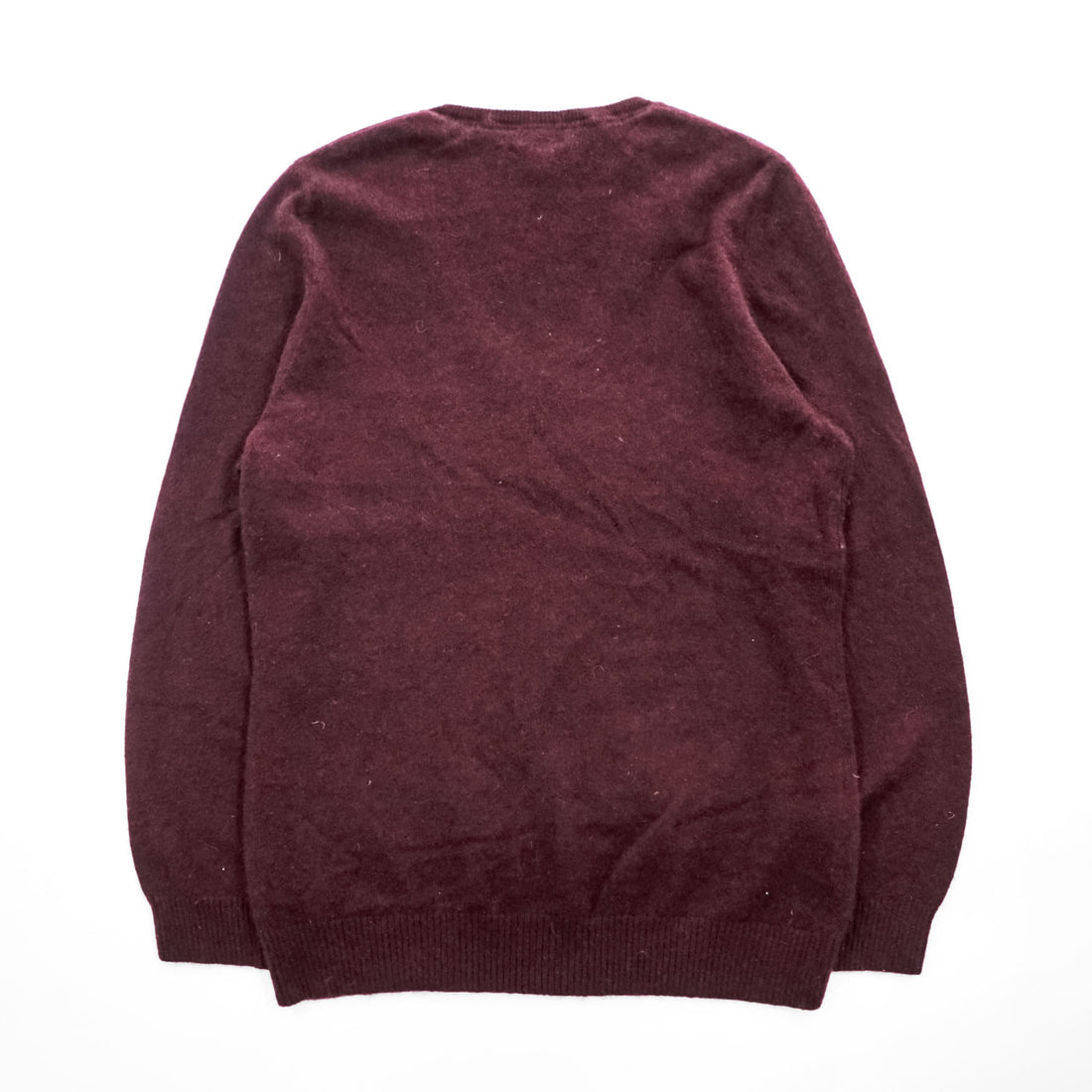 L.L.Bean カシミヤ100% Vネックニット セーター M ボルドー 501184