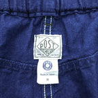 POST OVERALLS 日本製 E-Z Travail Pants イージートラベイルパンツ M ブルー コットン 3318-CLS
