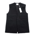 STERNBERG テーラード ジレ TAILORED GILET ベスト S ブラック カットオフ 991631 未使用品