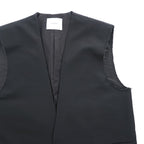 STERNBERG テーラード ジレ TAILORED GILET ベスト S ブラック カットオフ 991631 未使用品