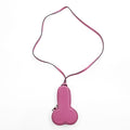 JW ANDERSON レザー ショルダーポーチ ピンク PENIS COIN PURSE ストラップ コインケース ネックレス