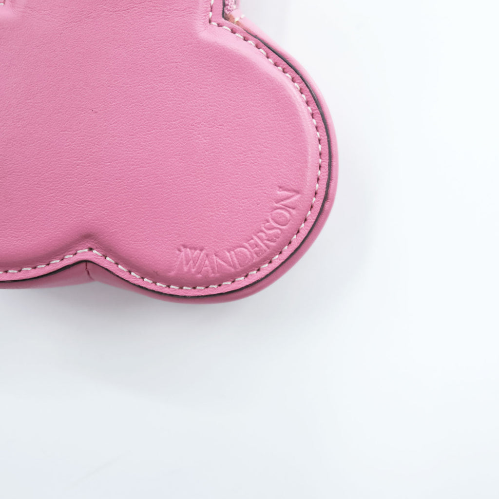 JW ANDERSON レザー ショルダーポーチ ピンク PENIS COIN PURSE ストラップ コインケース ネックレス