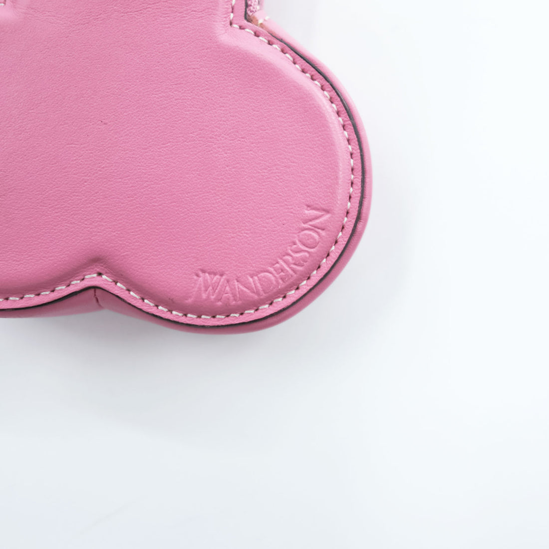 JW ANDERSON レザー ショルダーポーチ ピンク PENIS COIN PURSE ストラップ コインケース ネックレス
