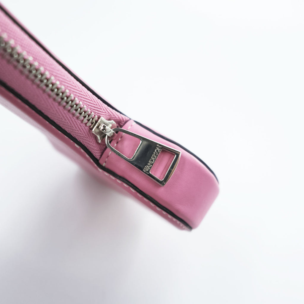 JW ANDERSON レザー ショルダーポーチ ピンク PENIS COIN PURSE ストラップ コインケース ネックレス