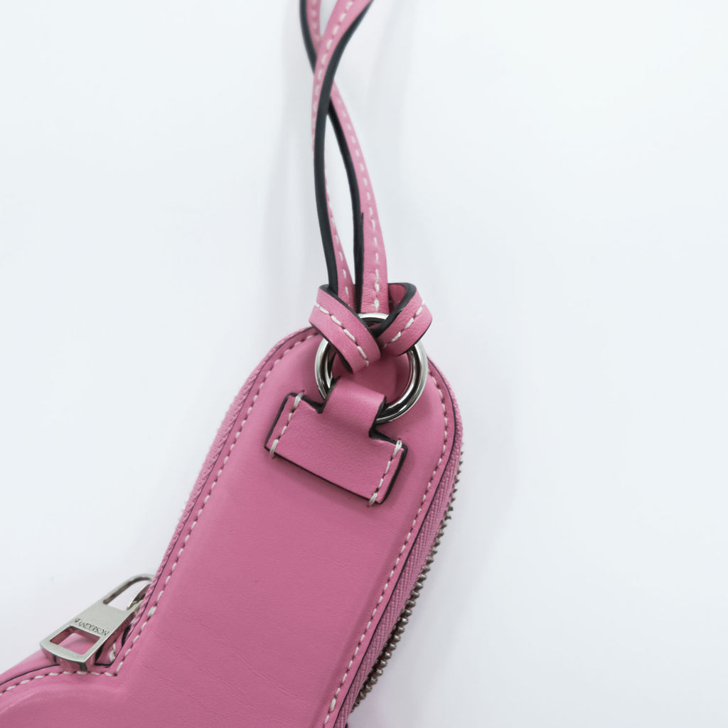 JW ANDERSON レザー ショルダーポーチ ピンク PENIS COIN PURSE ストラップ コインケース ネックレス