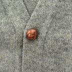 Polo Ralph Lauren 90年代 ヴィンテージ Vネック ニット カーディガン L スモールポニー ロゴ 刺繍