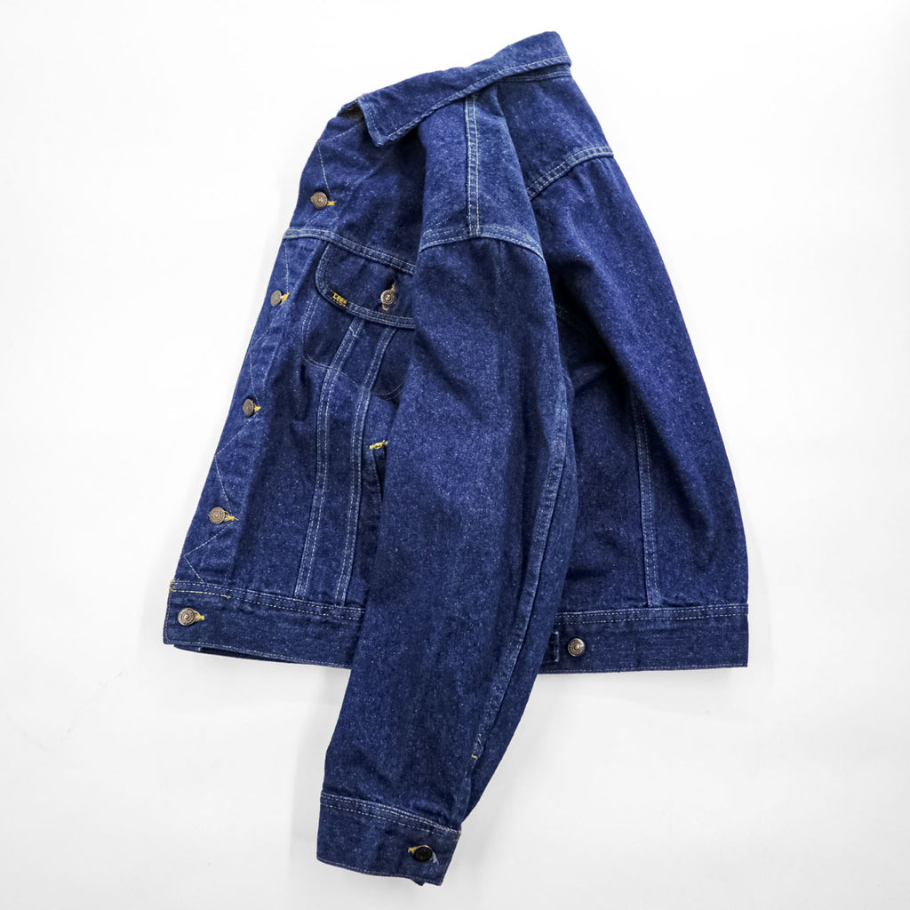 Lee 90年代 USA製 ヴィンテージ デニムジャケット Gジャン L インディゴ ブルー 濃紺 220-5089