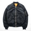 ALPHA INDUSTRIES リバーシブル MA-1 フライトジャケット M ブラック オレンジ 中綿