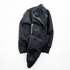 ALPHA INDUSTRIES リバーシブル MA-1 フライトジャケット M ブラック オレンジ 中綿
