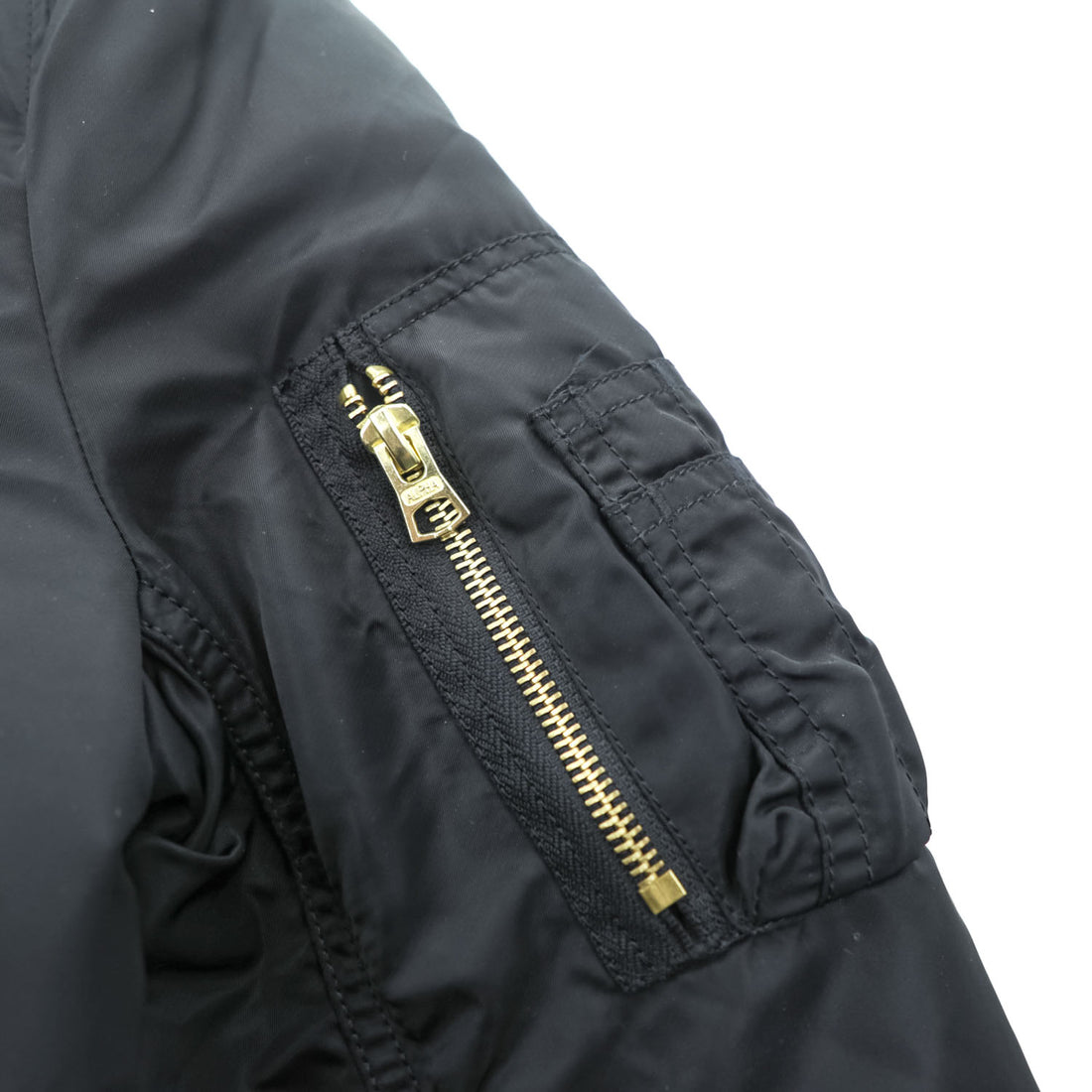 ALPHA INDUSTRIES リバーシブル MA-1 フライトジャケット M ブラック オレンジ 中綿