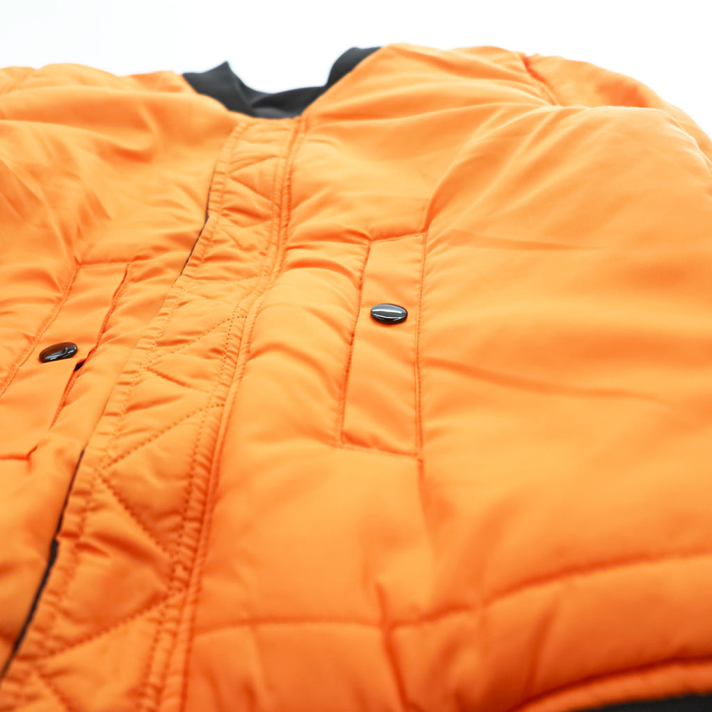 ALPHA INDUSTRIES リバーシブル MA-1 フライトジャケット M ブラック オレンジ 中綿