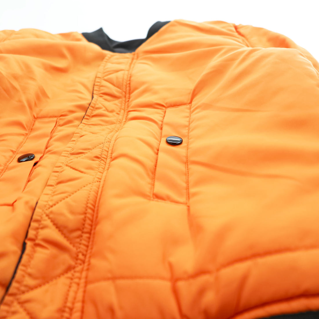 ALPHA INDUSTRIES リバーシブル MA-1 フライトジャケット M ブラック オレンジ 中綿