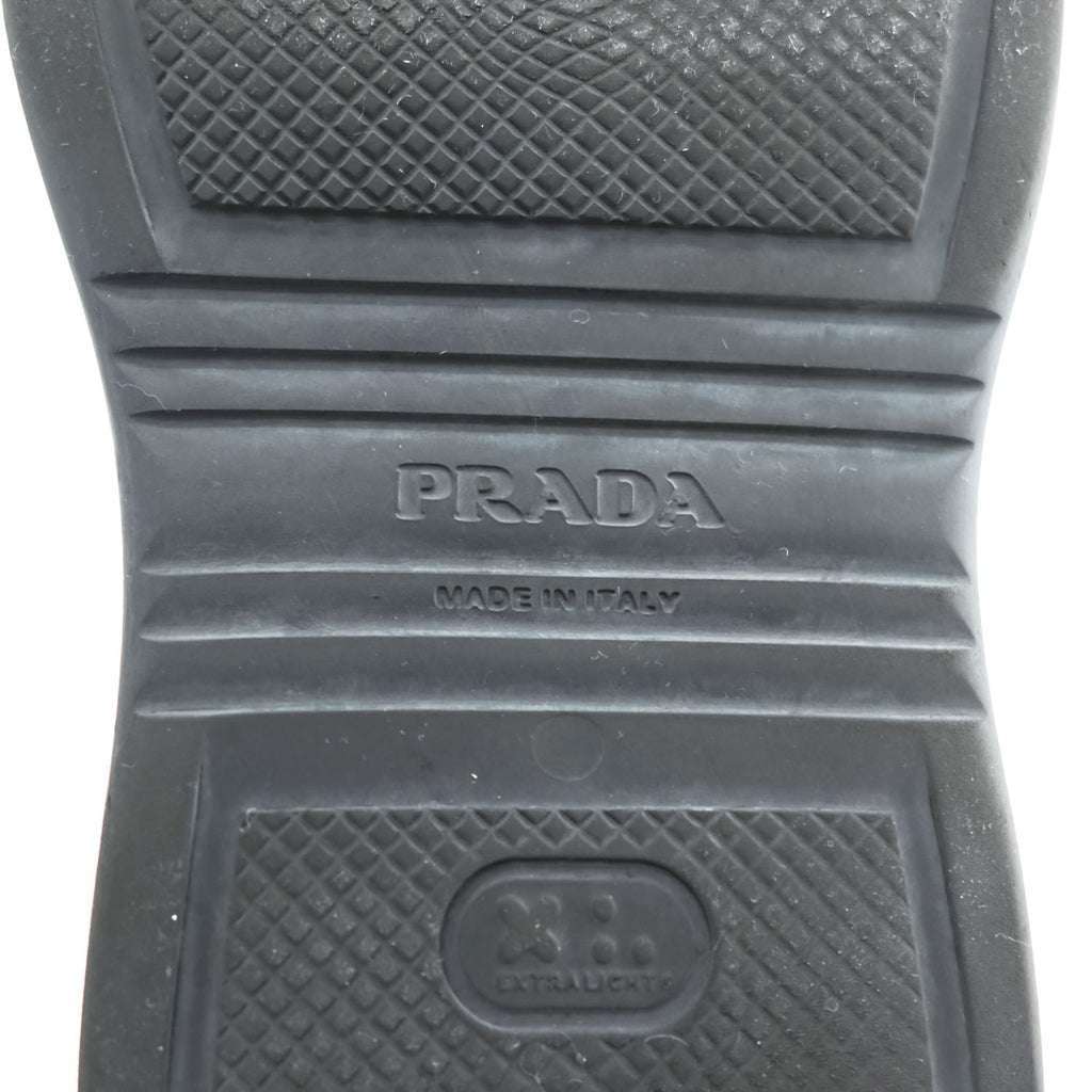 PRADA サンダル ラバースリッポン シューズ 27cm ブラック ミュール イタリア製