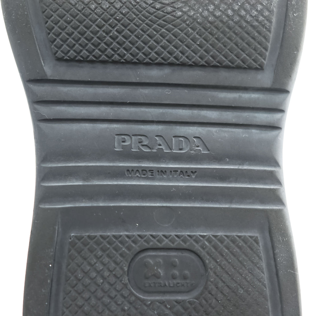 PRADA サンダル ラバースリッポン シューズ 27cm ブラック ミュール イタリア製