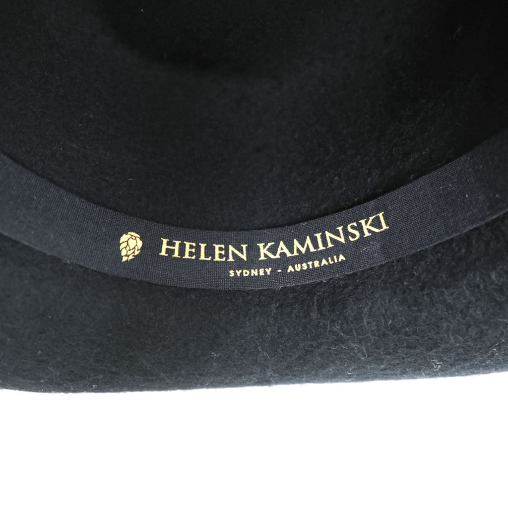 HELEN KAMINSKI フェルトハット ブラック リボン 未使用品 オーストラリア製
