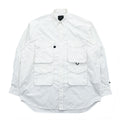 DAIWA PIER39 長袖 マルチポケット フィールドシャツ MULCH POCKET FIELD SHIRTS M ホワイト BE-84020W