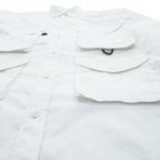 DAIWA PIER39 長袖 マルチポケット フィールドシャツ MULCH POCKET FIELD SHIRTS M ホワイト BE-84020W