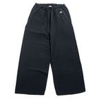 Champion ワイド スウェットパンツ S ブラック ドローコード REVERSE WEAVE リバースウィーブ C8-B209