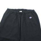 Champion ワイド スウェットパンツ S ブラック ドローコード REVERSE WEAVE リバースウィーブ C8-B209