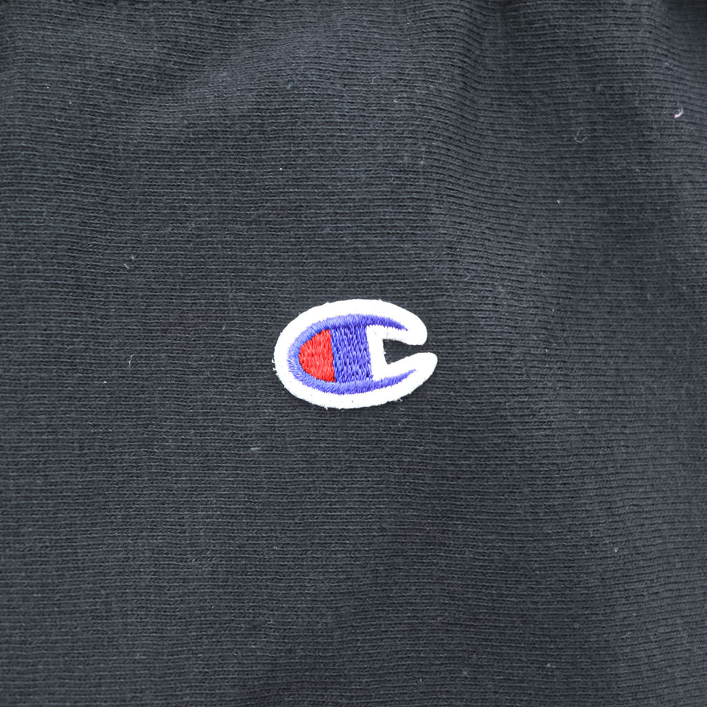 Champion ワイド スウェットパンツ S ブラック ドローコード REVERSE WEAVE リバースウィーブ C8-B209