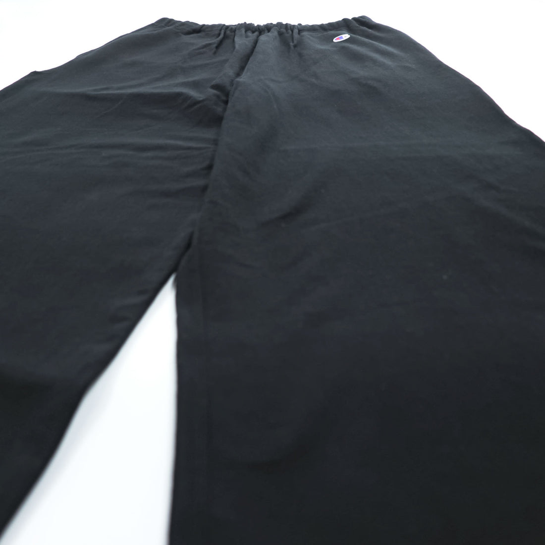 Champion ワイド スウェットパンツ S ブラック ドローコード REVERSE WEAVE リバースウィーブ C8-B209